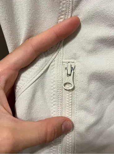 Lululemon  White Zip Up Jacket