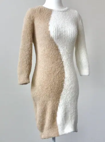 Generation K White and Tan Midi Long