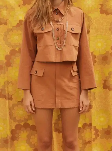 Bec & Bridge Arizona Mini Skirt in Terracotta