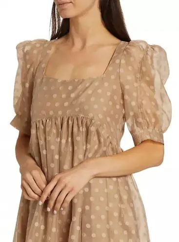 En Saison Desiree Mini Dress in Natural Dots