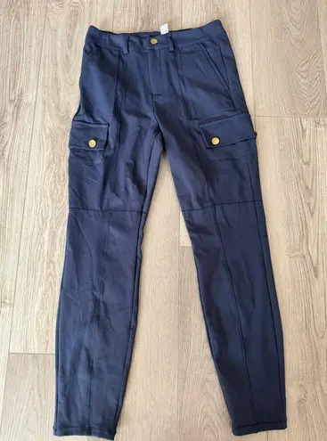 Halara Hiking Casual High Waisted Solid Skinny Cargo Pants Midnight Blue S