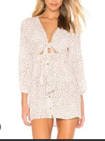 Faithfull the Brand Trinidad Front Tie Cut Out Dress- Size 2 (XS)