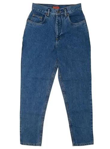 Bonjour Vintage 90s High Waisted Zippered Hem Jeans