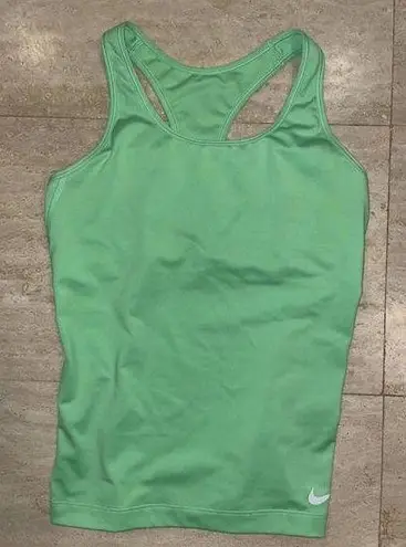 Nike  pro combat  Dri-Fit‎ Women's Logo Racerback Tank M green