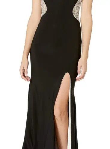 XScape Elegant Black Evening Gown