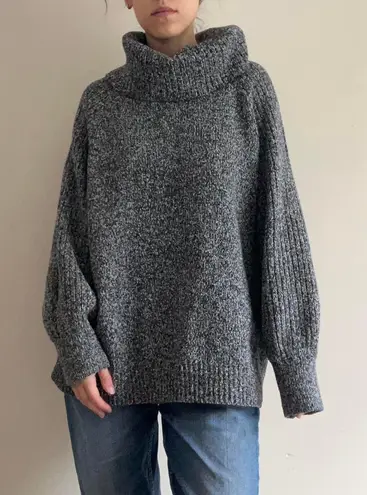 Nine West Grey Cozy Turtleneck Top Xxl