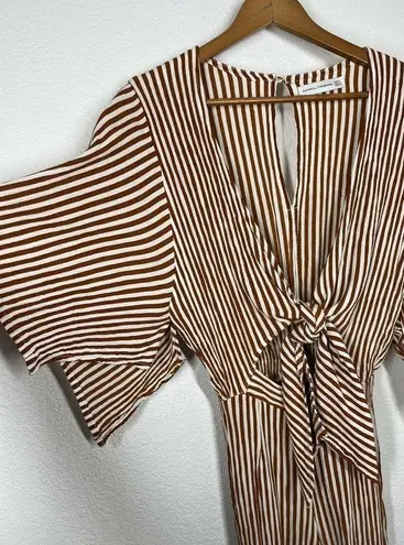 Faithfull the Brand Tilos Tie Front Jumpsuit