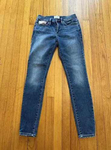frame denim Frame Le Skinny De Jeanne Willow Spring Colorful Pocket Jeans Size 27