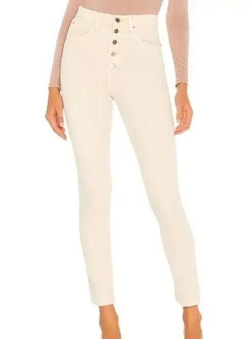 We Wore What Revolve The Danielle High Rise Vintage Straight Jeans in Camp NEW