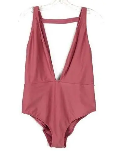 Forever 21  NWOT One Piece Mauve Swimsuit Size L