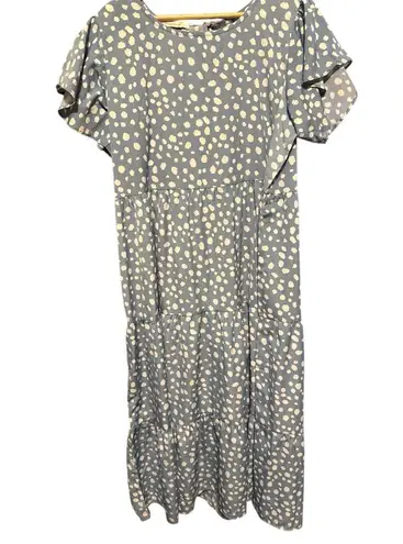 Chic Polka Dot Maxi Dress