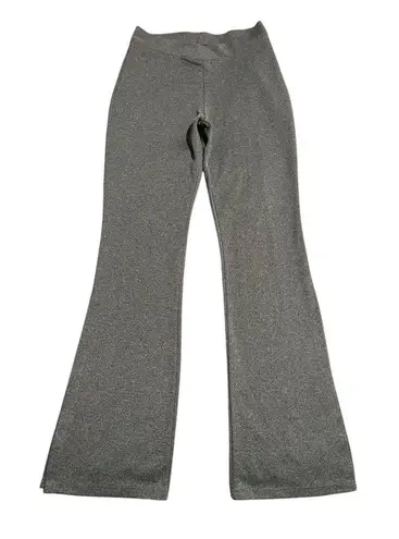 Poetery Flared Leggings Womens Size Medium Gray Heathered Stretch Yoga Pants