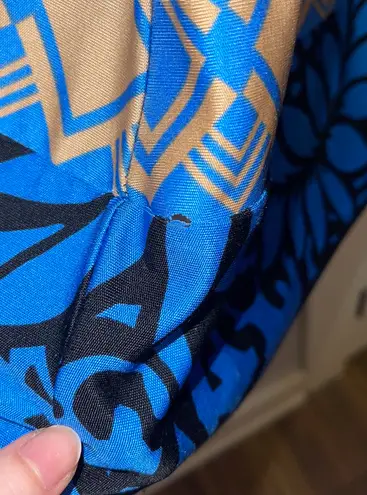 Hale Bob Patterned Silk Dress