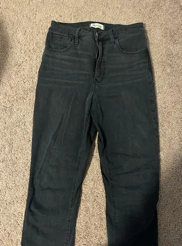 Madewell  curvy roadtripper Black Denim Jeans, size 27T