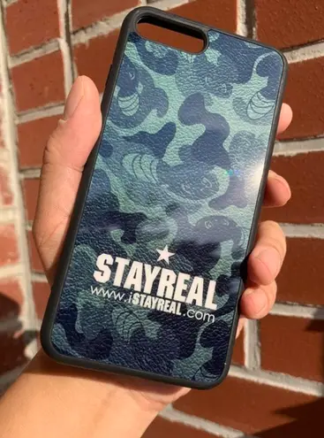 iPhone 8Plus 7Plus Fashion Camouflage Drop Protection Case Green