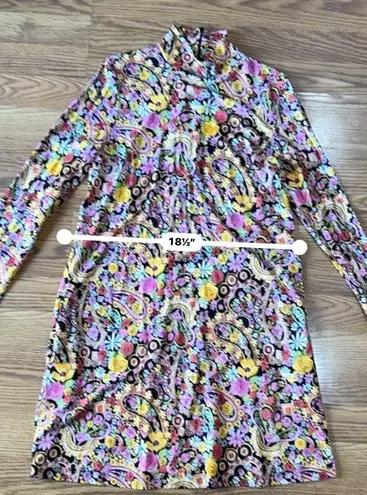 LA DOUBLEJ A line Suitcase Dress Tripping Nero in Fluid Jersey size XS Orange