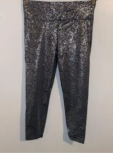 Sweaty Betty  Goddess 7/8 Workout Leggings GREY TERRAZZO FOIL PRINT Size XL 🆕