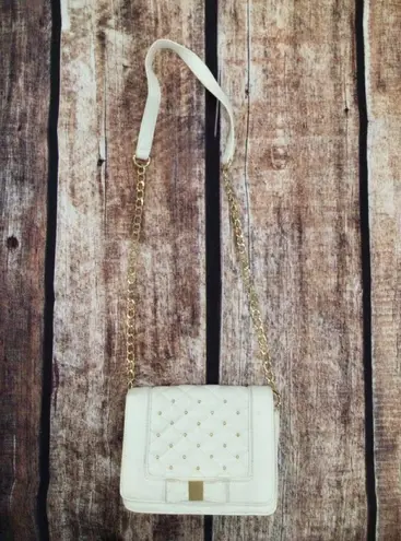 LD WHITE QUILTED BAG