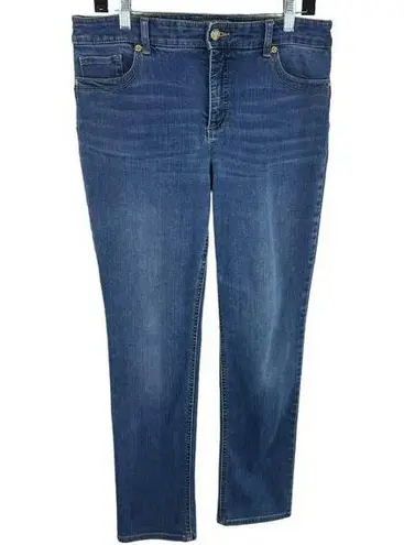 Chico's  So Lifting Medium Wash Mid Rise Straight Leg Jeans Size 10 (1.5)