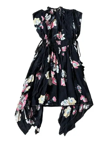 Ulla Johnson NEW  Luisa Silk-Georgette Dress in Noir