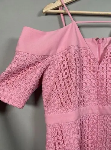The 8th Sign Crochet lace Midi Dress Size 16 Baby Pink Barbiecore Girlhoodcore