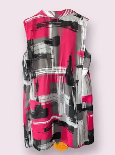 Alfani  Cowl Neck Tunic or Mini in Hot Pink, Black & White