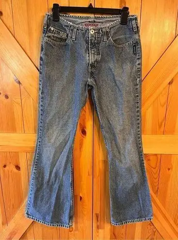 Silver Jeans VINTAGE Silver FLARE Jeans Size 30 Blue Made in Canada (3001)