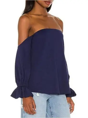 Susana Monaco Puff Sleeve Off-The-Shoulder Top