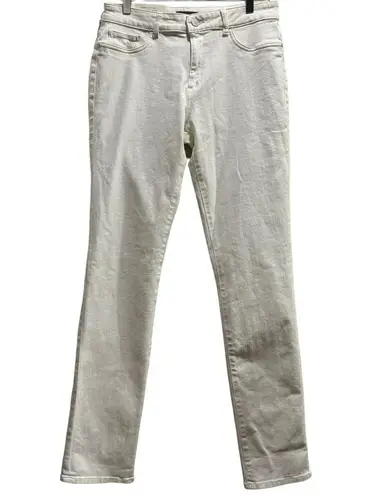 DL 1961 Midrise Curvy Straight white jeans size 29