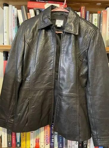 Apt. 9  lambskin leather jacket