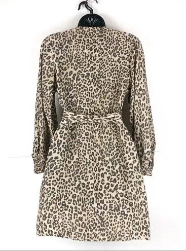 Faithfull the Brand Leopard Baja Wrap Mini Dress 2