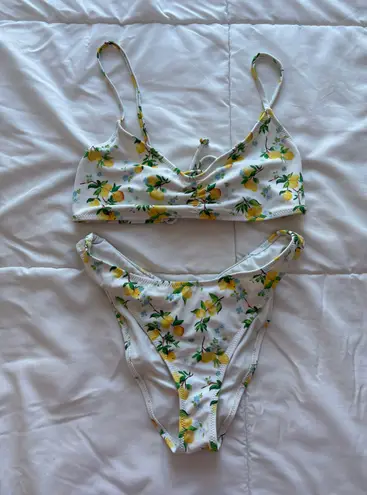 PacSun lemon print bikini - Image 1