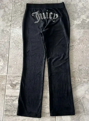 Juicy Couture NEW  Tina Track Pants in Velvety Black, Size M New w/Tag