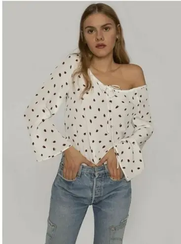 Realisation Par Luna Strawberry Dress in White Strawberry Size XS