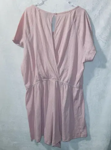City Chic NWT Greta Romper in Blush size 18 medium