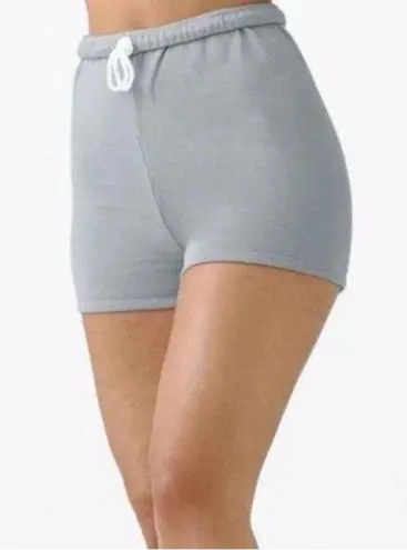 Joah Brown Fitted Terry Sweat Short Size Small/Medium Gray Drawstring NWT - Image 1