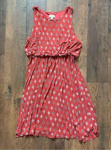 Ann Taylor  Loft Aztec-motif dress, size LP