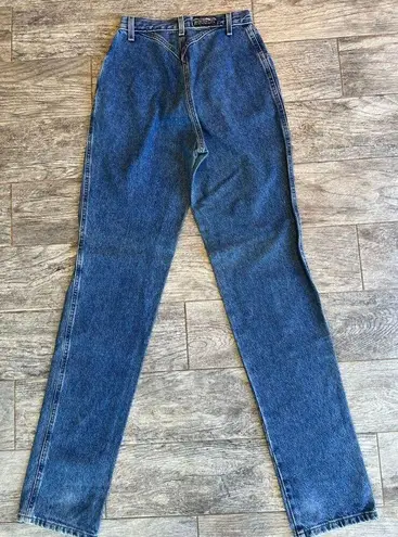 Rockies Denim Jeans Western size 7 Inseam XL Extra Long Bareback Vintage