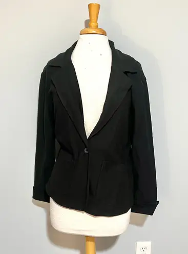 Lola Jeans Black Ponte Jacket Blazer