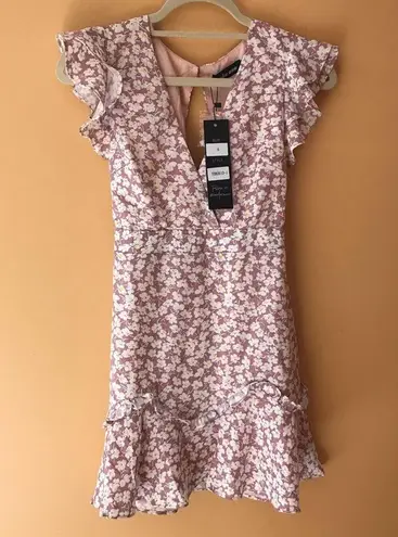 Sundae Muse Gracie mini dress in blush size 2, NWT