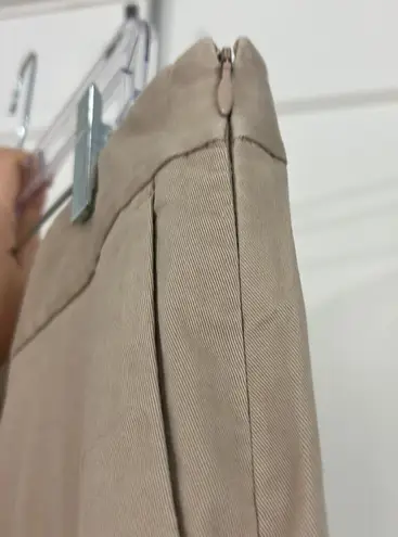 Pendleton Vintage 90s Size 14 Beige Khaki High Rise Cropped Chino Trouser Pants