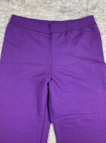 Hanes NWOT  Large Comfort Blend Sweatpants Pull On Elastic Waist Womens Purple