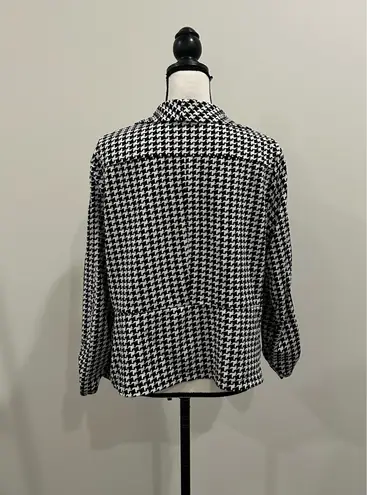 Houndstooth Cropped Blazer Multiple Size 18