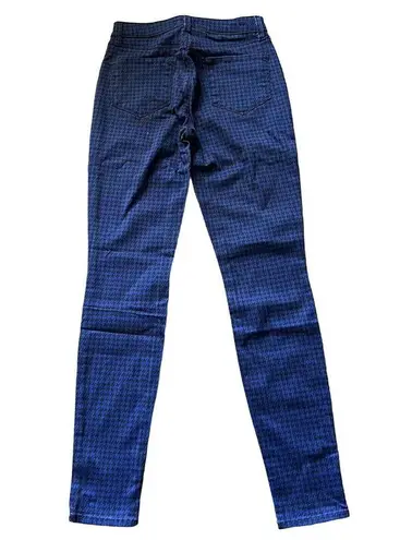 L'Agence L’Agence Margot Jeans Womens Size 25 Houndstooth Blue Black