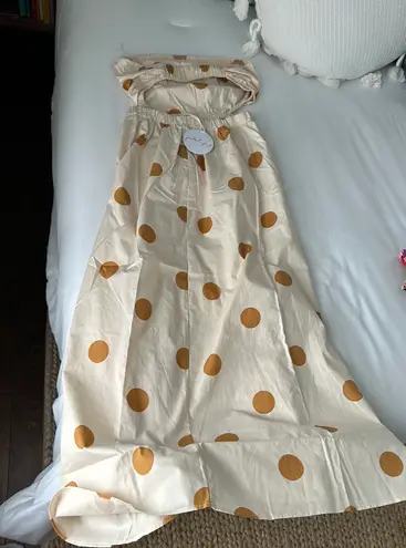 Petal and Pup NWT  Angelique Dress - Beige Spot