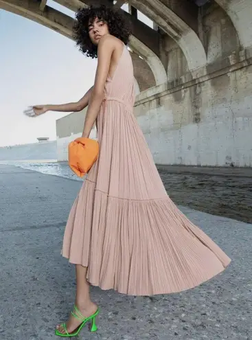 ALC Frank A.L.C. Ella Pleated Midi Dress REVOLVE, Size 0 New w/Tag Retail $695