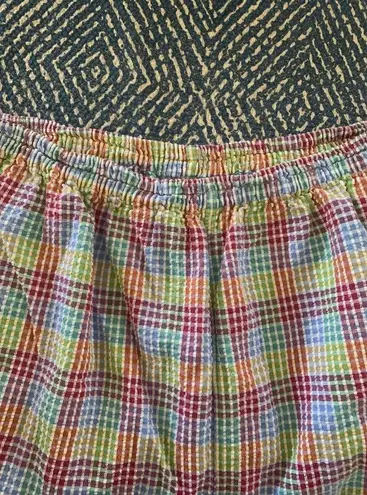 Boutique Momo & momo womens medium rainbow plaid girlhood outfit