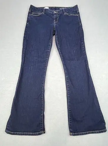 Gap  Jeans Womens 30p Blue 1969 Perfect Boot‎ Preppy Stretch Dark Wash