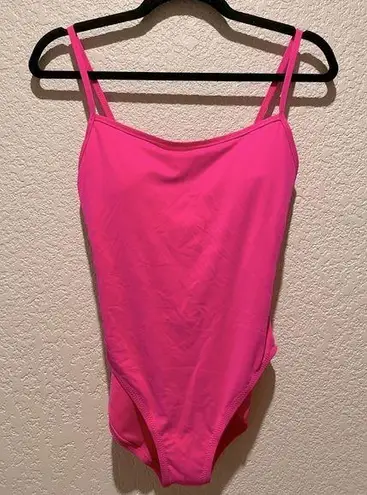 Gap NWOT  Barbie Hot Pink One Piece Swimsuit Size M