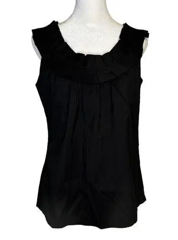 Etcetera black sleeveless tank top size 4